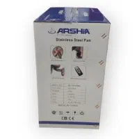 پنکه دیواری پره فلزی 5 پره با کنترل ارشیا ARSHIA|پنکه و تصفیه‌کنندهٔ هوا|تهران, ایران|دیوار