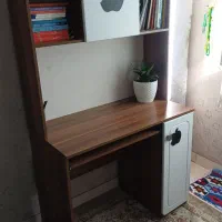 میز تحریر و کتابخانه