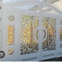 رنگ کاری با دقت با کیفیت بالا نرده در و پنچره|خدمات پیشه و مهارت|خورموج, |دیوار