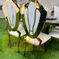 میز حصیری لوله ای کمانی صندلی تاج بلند|کافی‌شاپ و رستوران|ارومیه, |دیوار