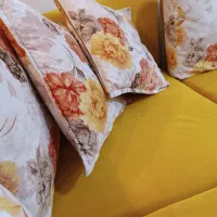 مبل ال ۷ نفره به همراه پاف|مبلمان خانگی و میز عسلی|ساری, |دیوار
