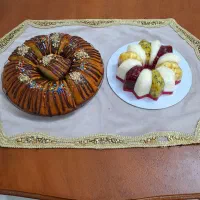 دسر ژله کیک حلوا