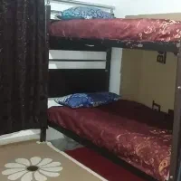 فروش تخت کارکرده دوطبقه جوان با دو تشک خوش خواب ا