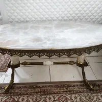 میز عسلی برنز پایه ماهی