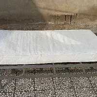 تشک ۱ نفره همراه کفی تخت فلزی ۲ نفره|تشک تختخواب|لنگرود, |دیوار