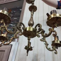 لوستر برنجی|لوستر و چراغ آویز|بندر انزلی, لاله|دیوار