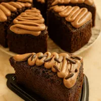 کیک خیس شکلاتی با گاناش