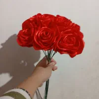 دسته گل روبانی|گل مصنوعی|خوی, |دیوار