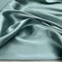 پارچه ساتن صدفی رنگ فیروزه رنگ ابی متمایل ب سبز