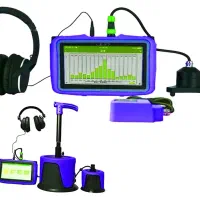 نشت یابی لوله با دستگاه ترمم نم چکه رطوبت تشخیص