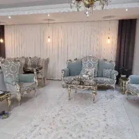 مبل استیل و جلومبلی و عسلی و میز ناهارخوری شش نفره|مبلمان خانگی و میز عسلی|گرمدره, |دیوار