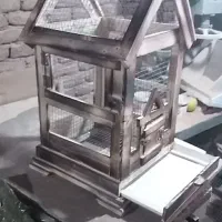 قفس چوبی دستساز  عروس هلندی سهره وقناری|لوازم جانبی حیوانات|اردبیل, |دیوار