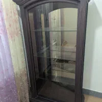 بوفه تمام چوب گردو همراه با آینه