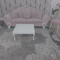 مبل نیمه سلطنتی ۹ نفره همرا ۳ میز عسلی|مبلمان خانگی و میز عسلی|بیرجند, |دیوار