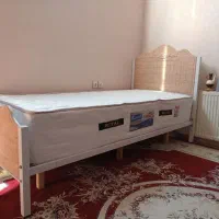 تخت خواب یکنفره و دوطبقه وکیوم گلدار مدل رز|تخت و سرویس خواب|مشهد, سپاد|دیوار