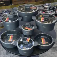 سرویس قابلمه چدن ماینز آلمان اصلی، کف اینداکشن