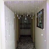 سفارش پرده های شیک و پرتراکم کریستالی وپولکی