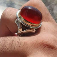 انگشتر عقیق سرخ دستساز|جواهرات|کرج, گلشهر|دیوار