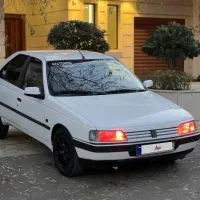 پژو 405 سفید لوازمی