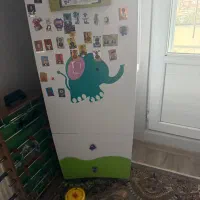 تخت کودک ونوجوان طرح فیل بایه پاتختی ودوعدکمد