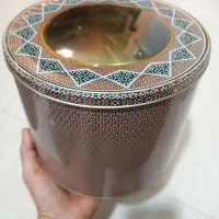 قوطی فلزی خاتم / نو