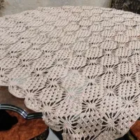 رومیزی دست بافت