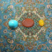 نگین انگشتر  فیروزه نیشابور وعقیق|جواهرات|کرمان, |دیوار