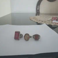 انگشتر نقره با نگین عقیق