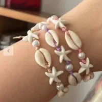 دستبند و گردنبند صدفی