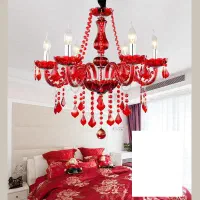 لوستر کریستال تک‌رنگ و رنگارنگ از 4 تا 30 شعله|لوستر و چراغ آویز|تهران, ایرانشهر|دیوار