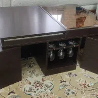 میز تخته نرد دار به همراه چهار عسلی|مبلمان خانگی و میز عسلی|شاهین‌شهر, فدک|دیوار