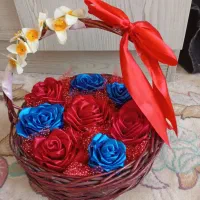 گل روبان اورجینال|گل مصنوعی|یزد, |دیوار