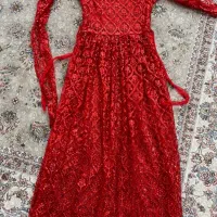 پیراهن مجلسی کردی فقیانه دار نو ست کامل