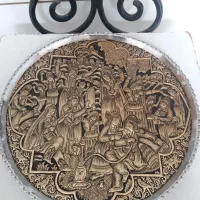 برنجی قلمزنی سینی