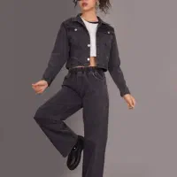 کراپ وشلوار... کت وشلوار لی دخترانه