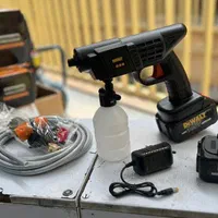 کارواش شارژی دوباتری با قابلیت سمپاشی درجه یک|ابزارآلات|قزوین, |دیوار