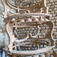 میز جلو مبلی منبتی خام|مبلمان خانگی و میز عسلی|شاندیز, |دیوار