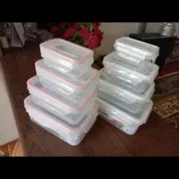 ظرف۴تکه پلاستیکی