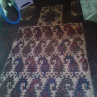 قالی دسباف جنس پشم در حد نو