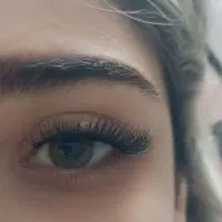 کاشت مژه موقت با (ماندگاری یک ماه)