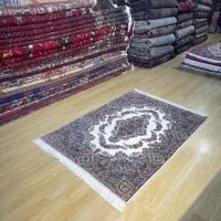 قالیچه کرمان کرم کف ساده|فرش|تهران, سلسبیل شمالی|دیوار