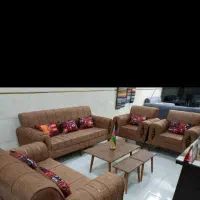 مبل راحتی هفت نفره|مبلمان خانگی و میز عسلی|بوئین زهرا, |دیوار