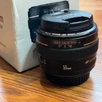 لنزCanon EF 50mm f/1.4 USM  بسیار تمیز و کم کار