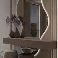 انواع آینه های بک لایت با آینه درجه یک اردکان|آینه|آران و بیدگل, |دیوار