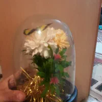 گل شیشه ای|گل مصنوعی|همدان, |دیوار