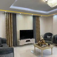 پرده آماده و فوری پانچی مینیمال زبرا ورتیکال|پرده، رانر، رومیزی|قزوین, |دیوار