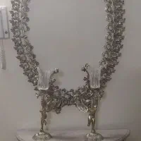 اینه شمعدان برنجی