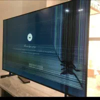 تلویزیون پنل شکسته و سوخته خریدارم و فروش تلویزیون