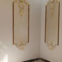 نقاشی ساختمان رنگ پلاستیک و روغنی طرح کاغذدیواری