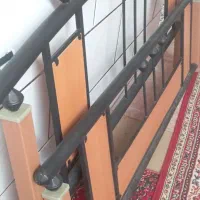 تخت خواب دونفره اهنی|تخت و سرویس خواب|شیراز, شهرک برق|دیوار